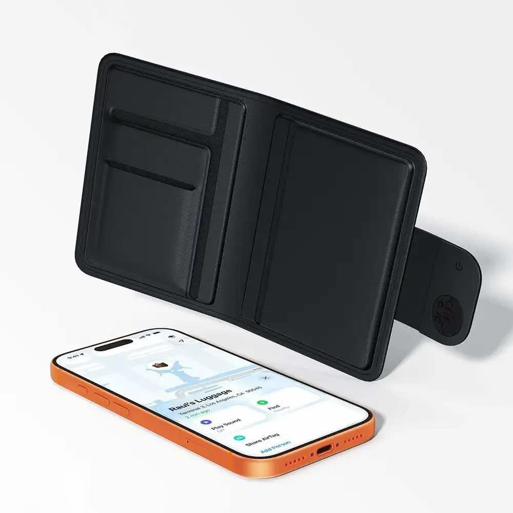 Acefast SmartTag Passport S6 za serijo iOS, Črna