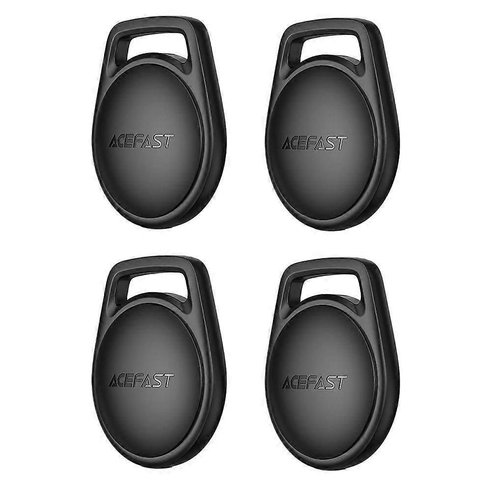 Acefast SmartTag S2 za serijo iOS, Set 4 kosi, Črna
