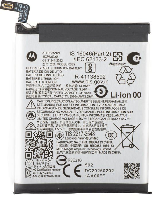 Motorola Razr 60 Ultra Battery, RS35, Service Pack SB18E50882