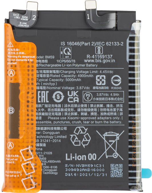 Baterija Xiaomi 11T, BM59, servisni paket 460200008P1G