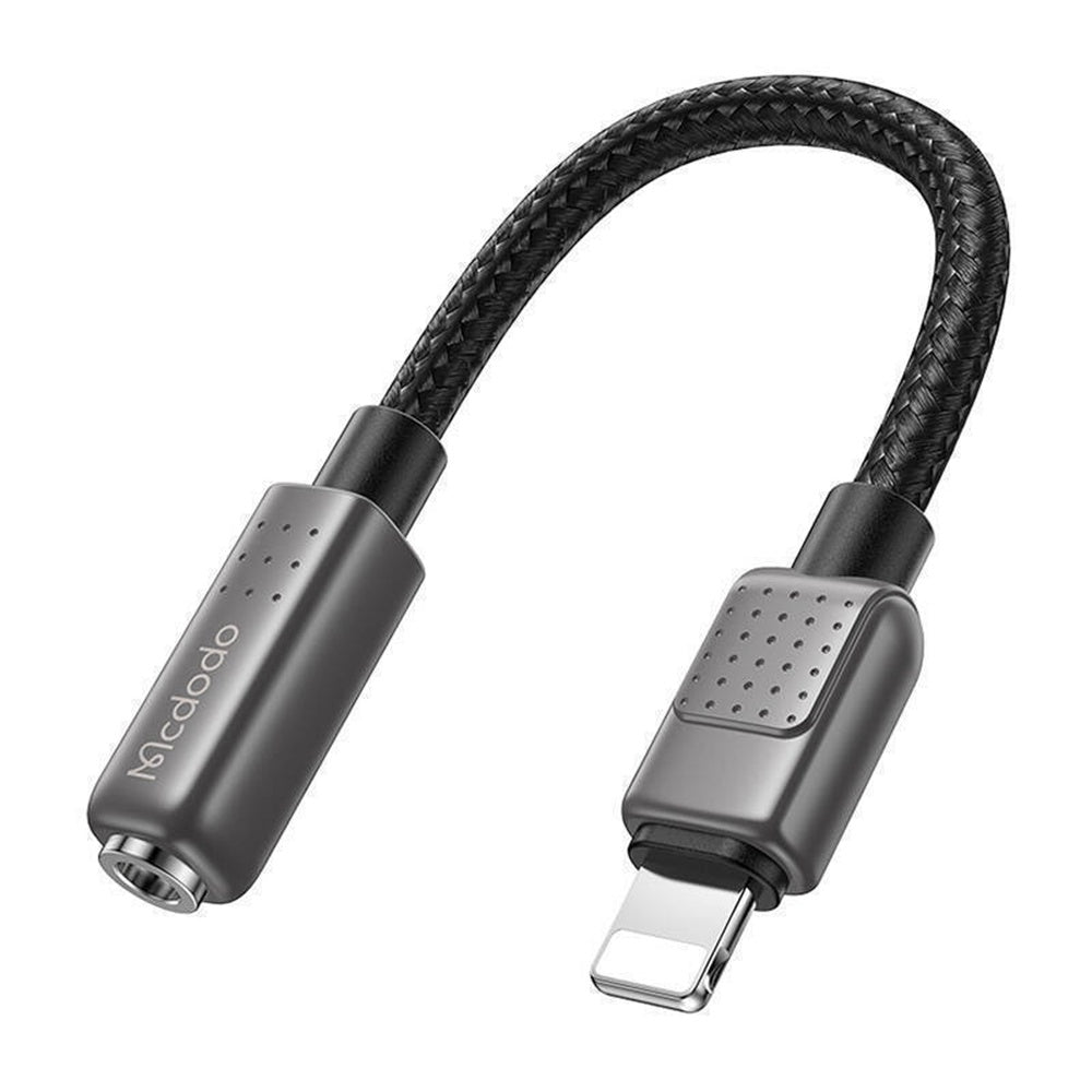Audio adapter Lightning - 3,5 mm McDodo CA-5010, črn