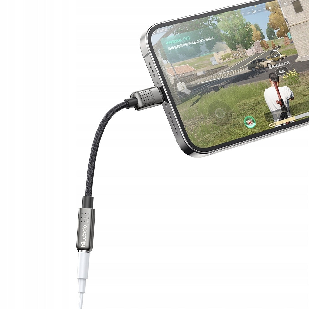 Audio adapter Lightning - 3,5 mm McDodo CA-5010, črn