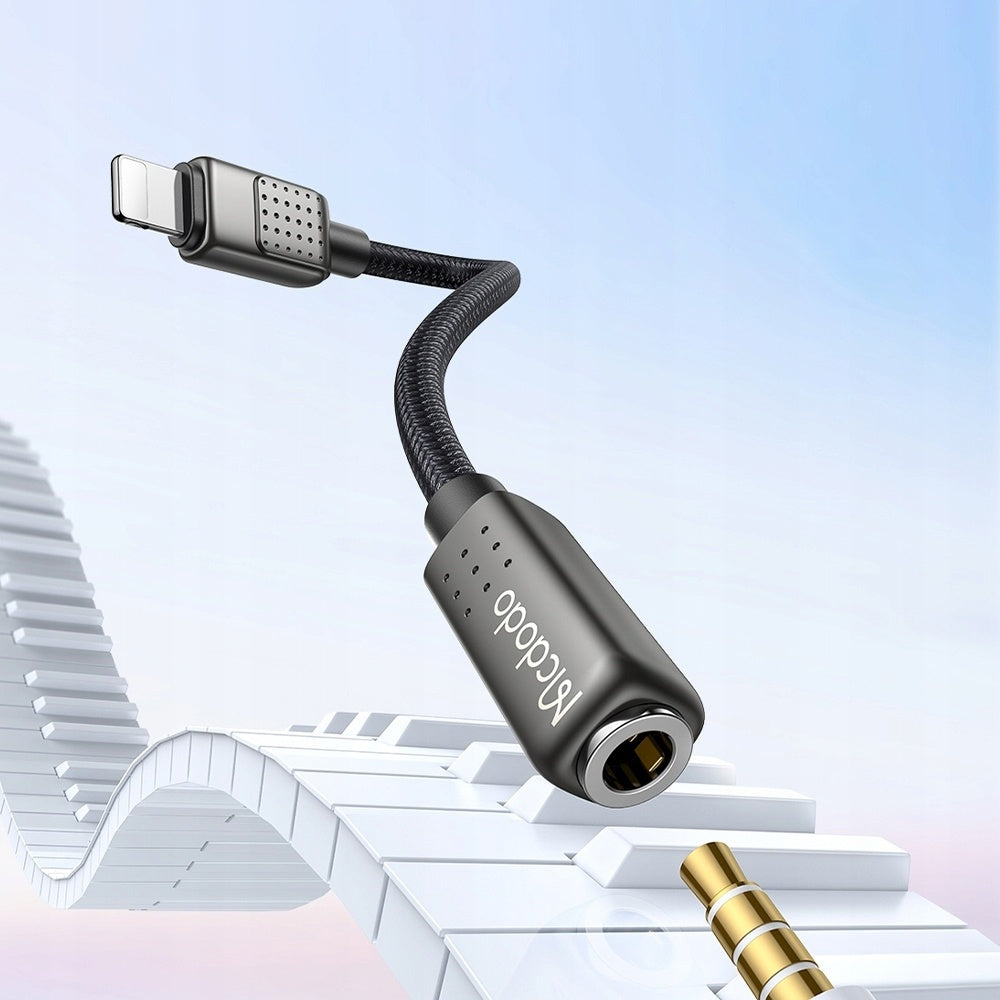 Audio adapter Lightning - 3,5 mm McDodo CA-5010, črn