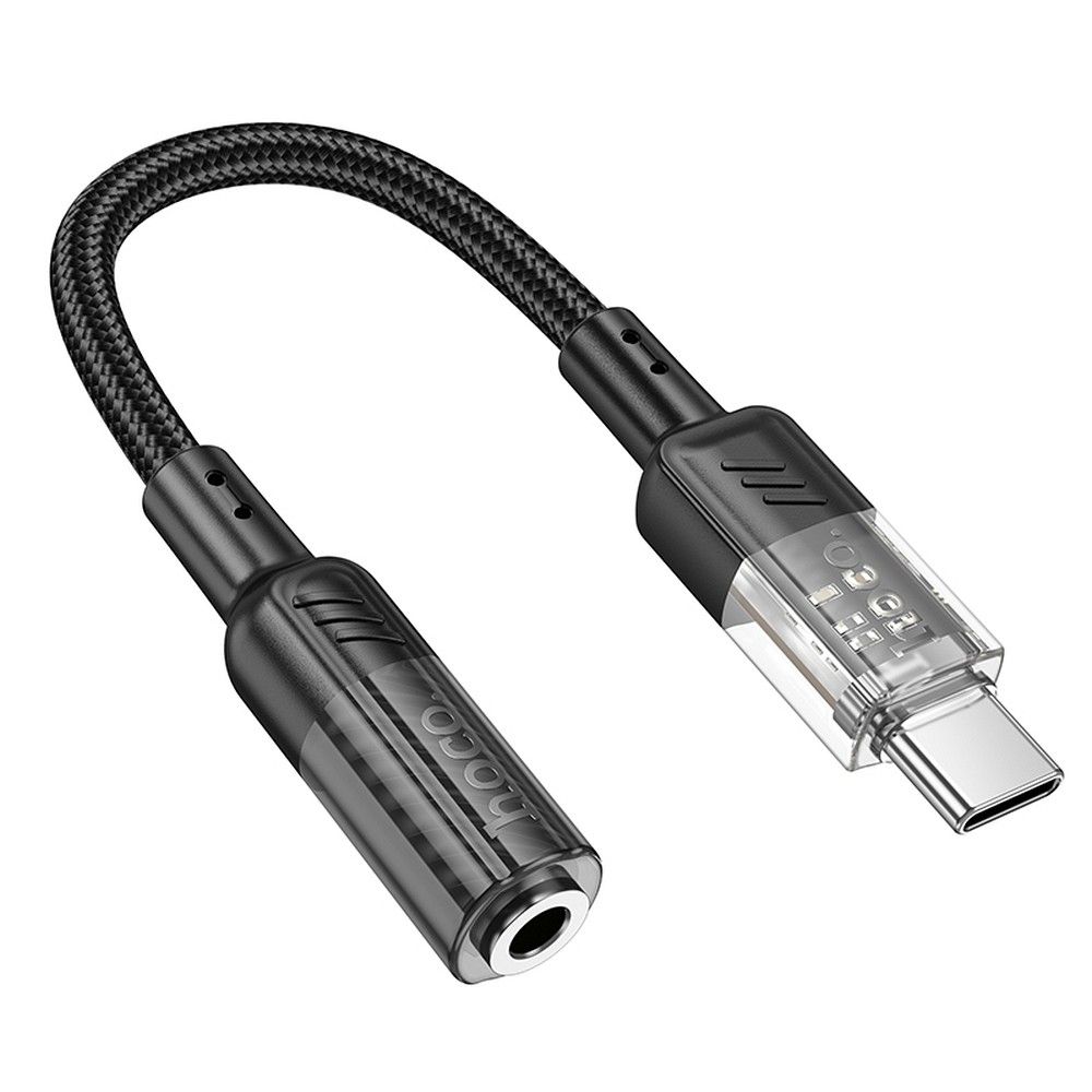 Audio adapter USB-C - 3.5mm HOCO LS37, Črn
