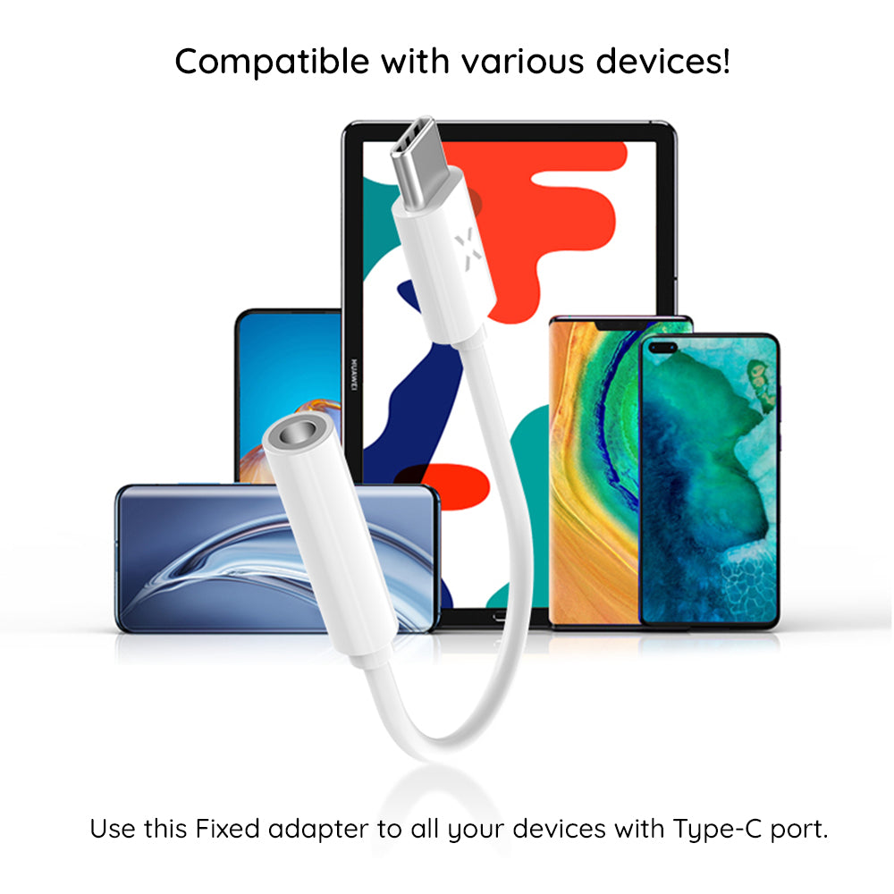 Audio adapter USB-C - 3.5mm Fixed, bel