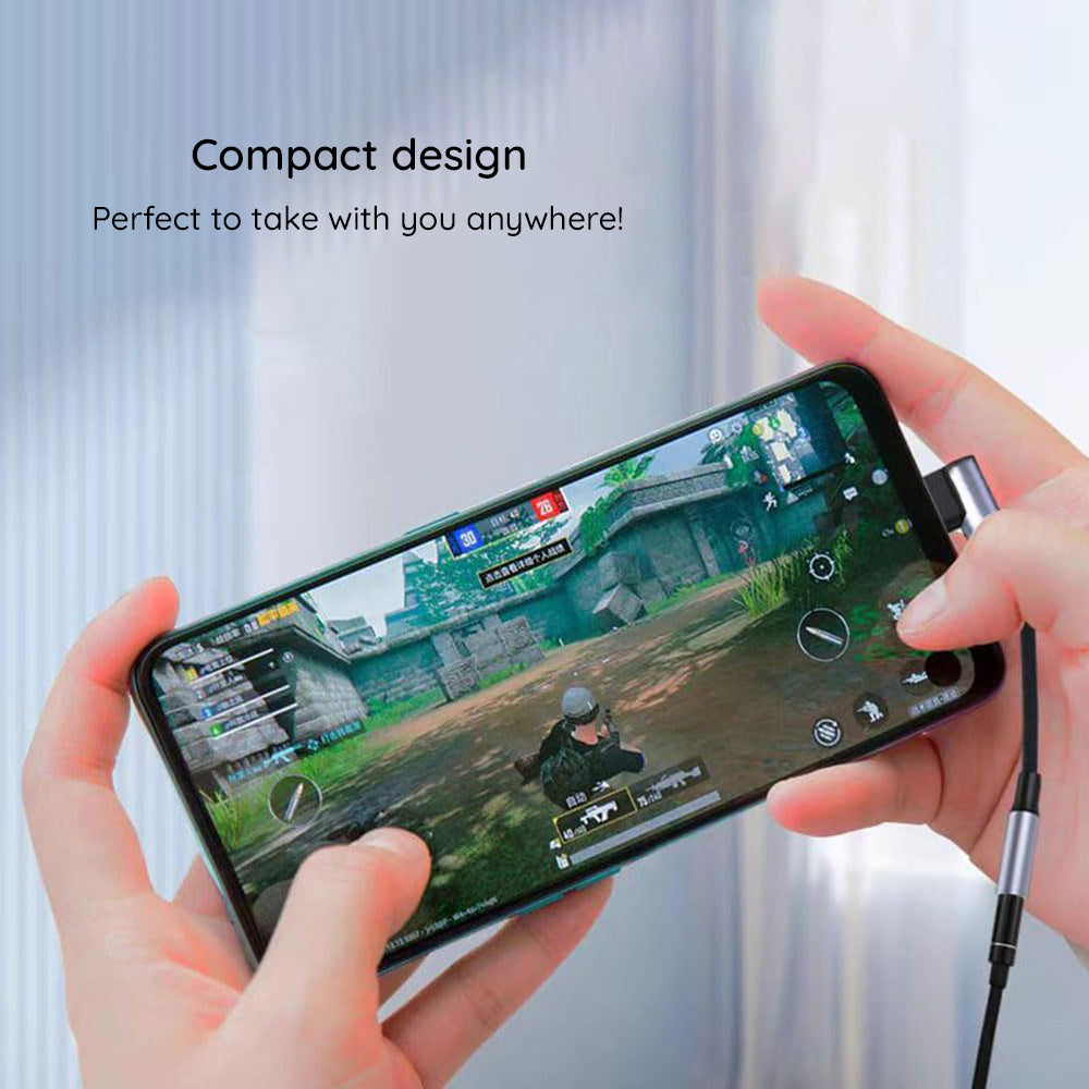 Avdio adapter USB-C - 3.5mm Techsuit AC7 MusicDox, Siv