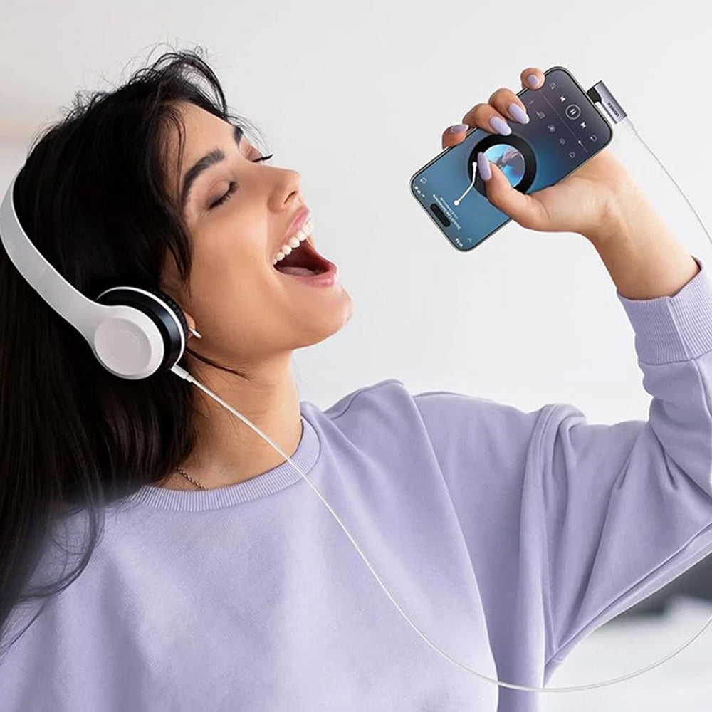 Audio adapter USB-C - 3.5mm UGREEN CM460 (20194) Kotni, Siv