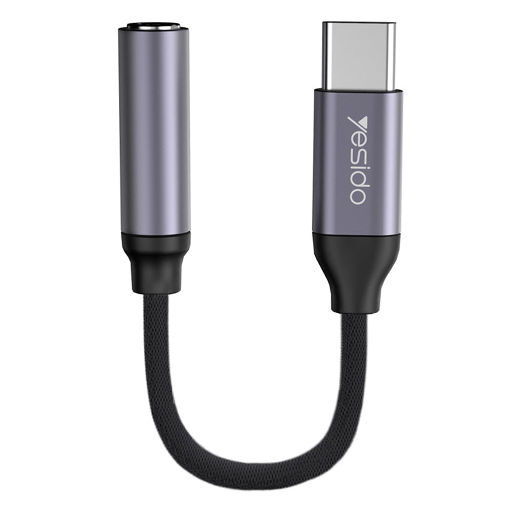 Audio adapter USB-C - 3.5mm Yesido YAU19, Črn