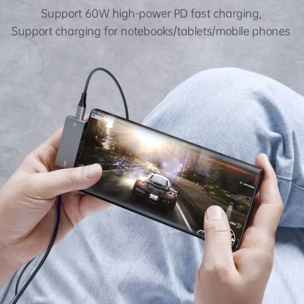 Avdio adapter USB-C - USB-C / USB-C McDodo CA-7670, črn