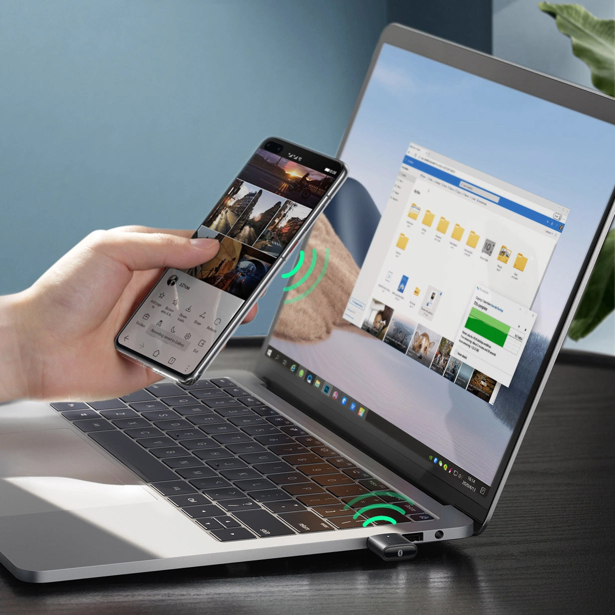 Adapter Bluetooth USB UGREEN CM390, črn