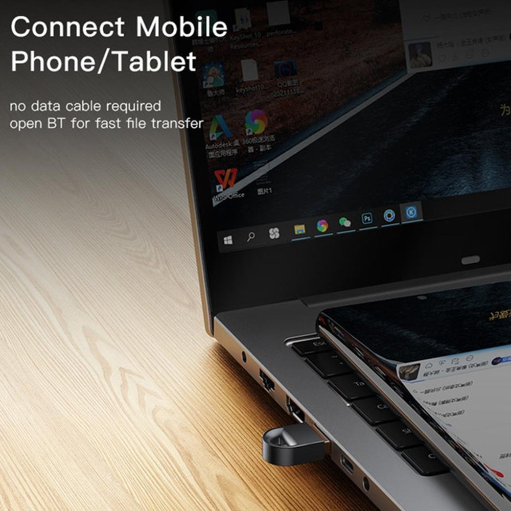 Bluetooth USB adapter Yesido YAU34, črn