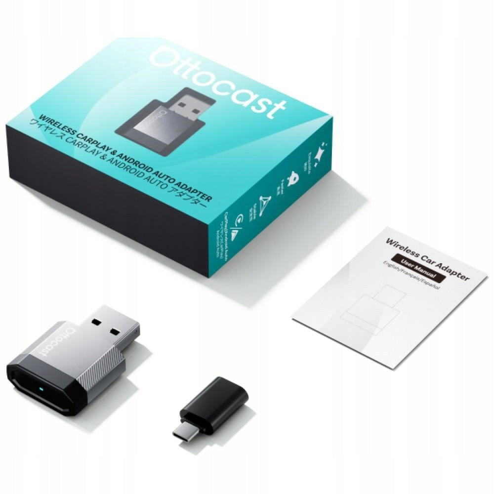 Brezžični adapter Carplay / Android Auto Ottocast Mini Nova za Apple iPhone / Android serijo CA530-T3