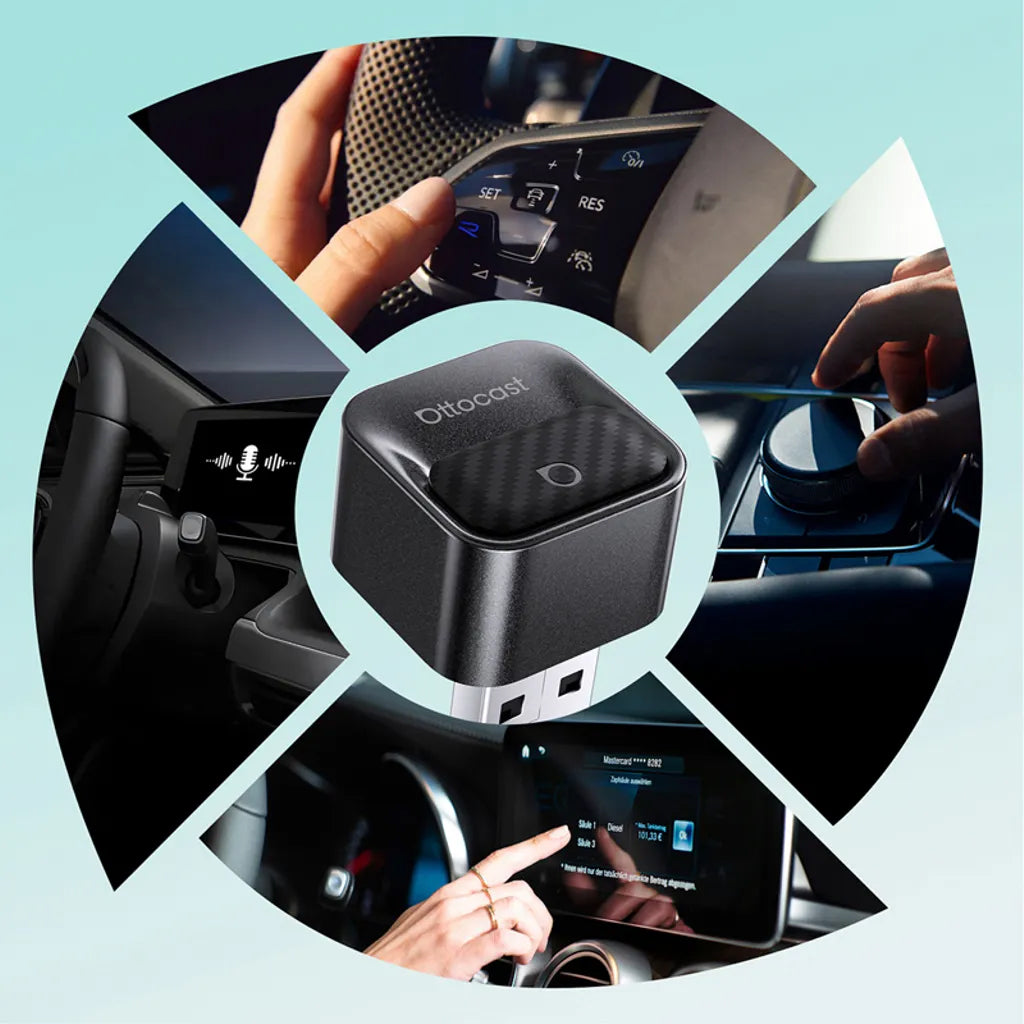 Brezžični adapter Carplay / Android Auto Ottocast Mini Pico Style B za Apple iPhone / Android serijo CA525-T3