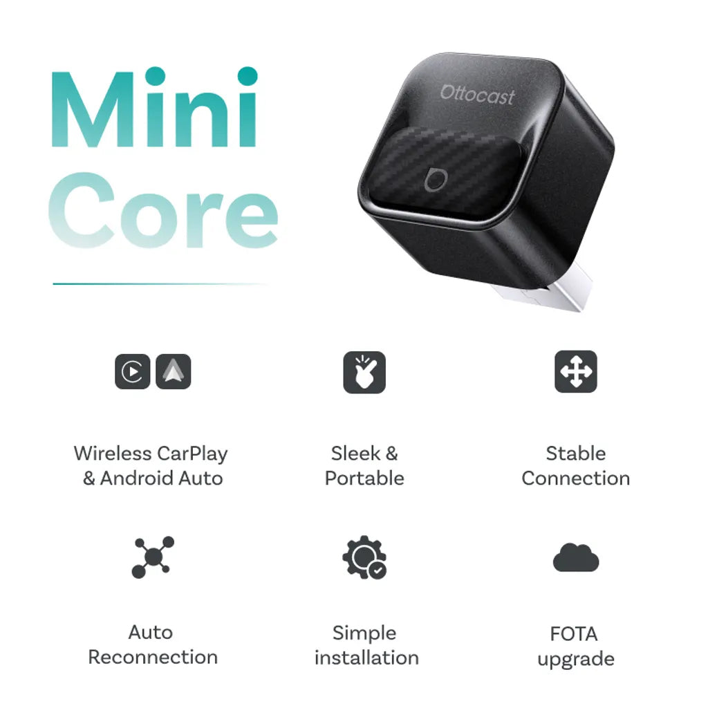Brezžični adapter Carplay / Android Auto Ottocast Mini Pico Style B za Apple iPhone / Android serijo CA525-T3