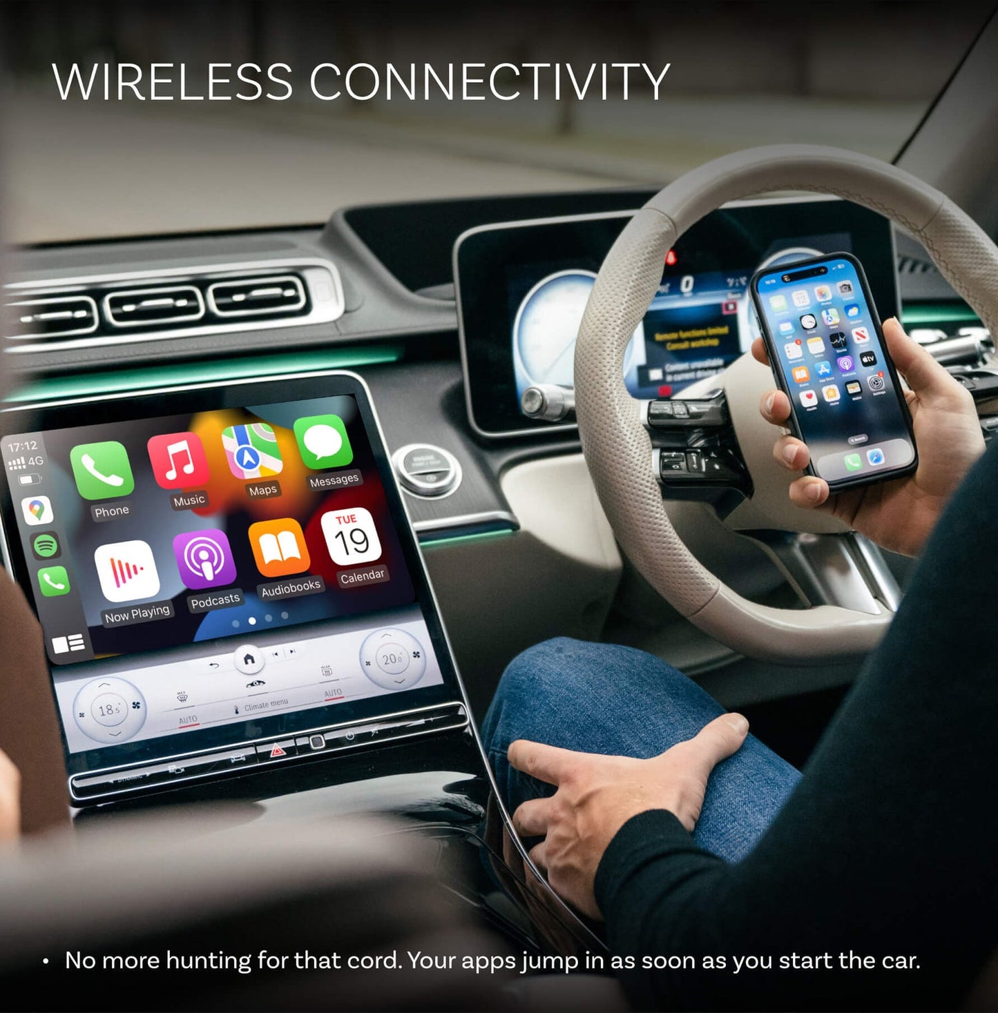 Brezžični adapter Carplay / Android Auto Ottocast Mini Pico Style B za Apple iPhone / Android serijo CA525-T3