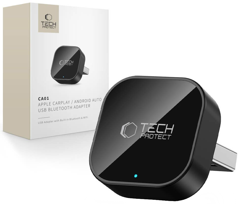 Brezžični adapter Carplay / Android Auto Tech-Protect UltraBoost CA01 za Apple iPhone / Android serijo
