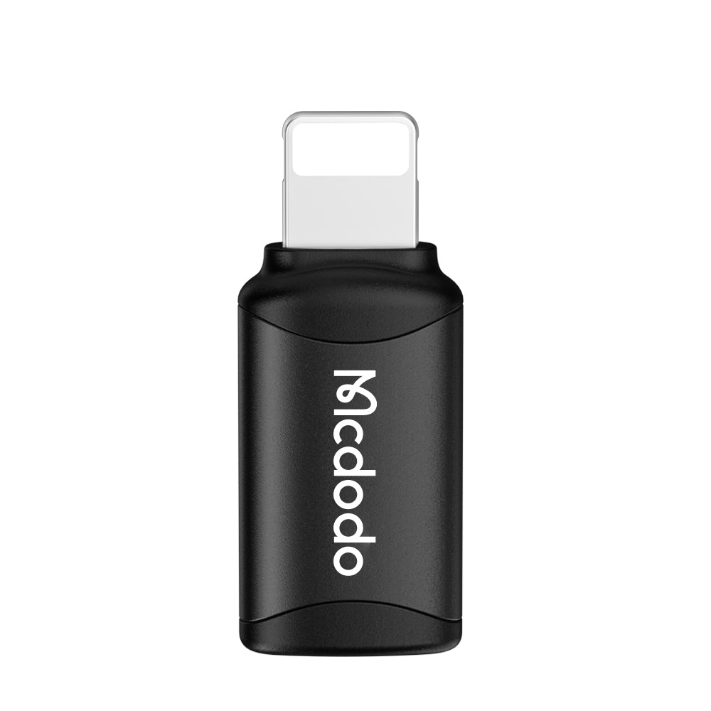 Adapter za podatke in polnjenje USB-C - Lightning McDodo OT-7680, črn