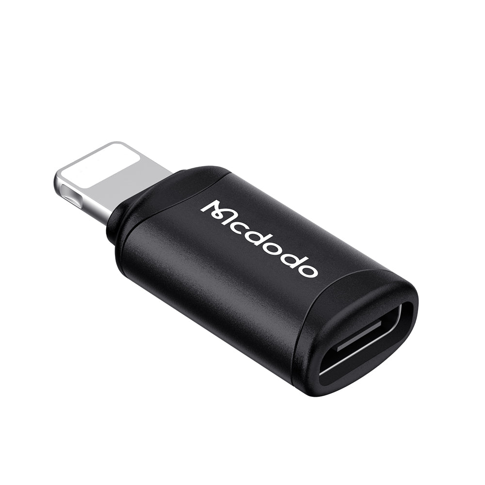 Adapter za podatke in polnjenje USB-C - Lightning McDodo OT-7680, črn