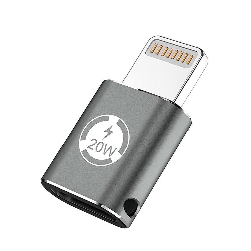 Adapter za podatke in polnjenje USB-C - Lightning Techsuit A11 TitanCoreX, Siv