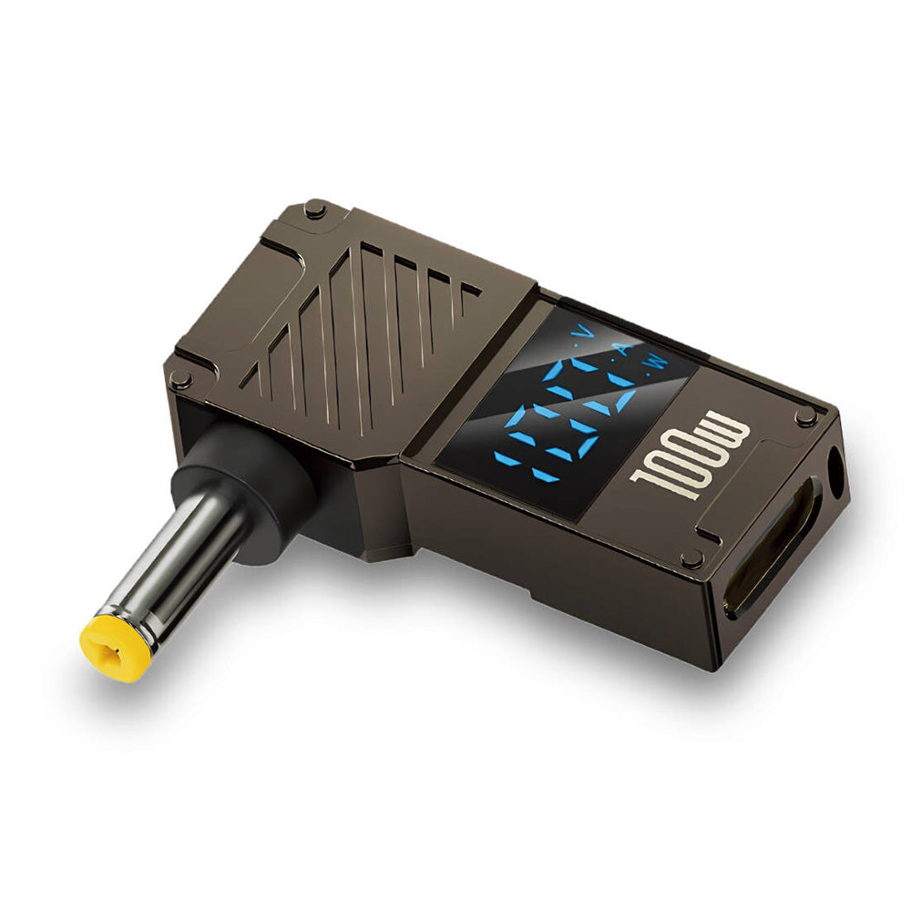 Adapter za polnjenje Techsuit LaptopPlugX A22, DC - USB-C, Siv