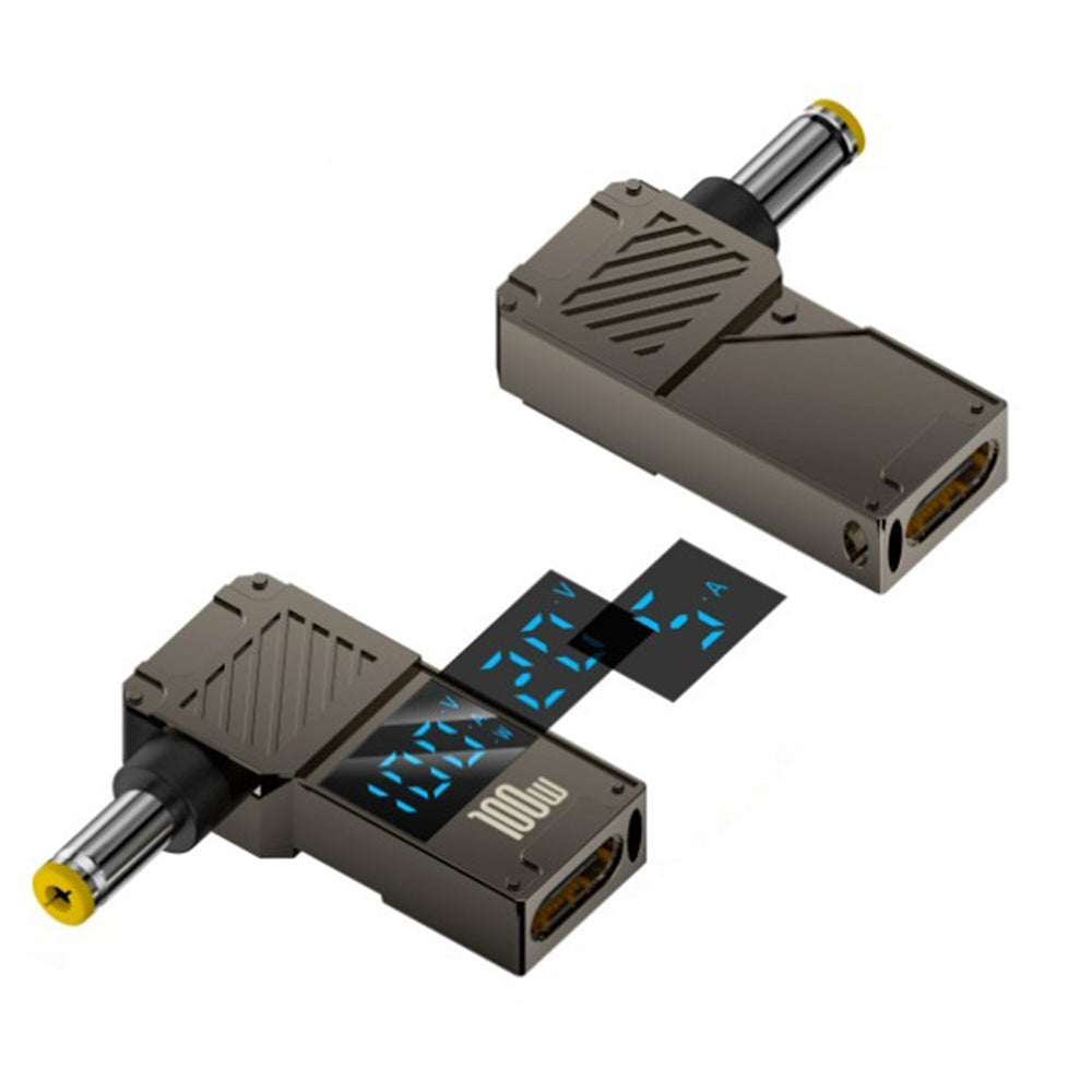 Adapter za polnjenje Techsuit LaptopPlugX A22, DC - USB-C, Siv