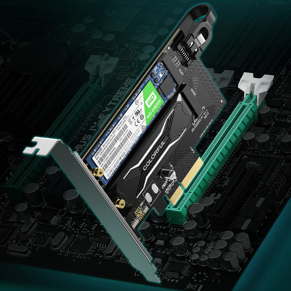 Adapter Vmesnik SSD UGREEN CM302 (70504), NVMe M.2 / SATA - PCIe 3.0 X4