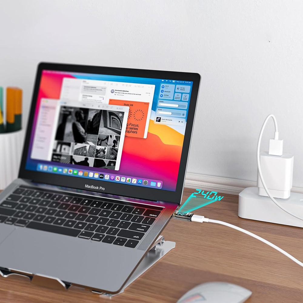 Adapter Media USB-C Techsuit A23, Siv
