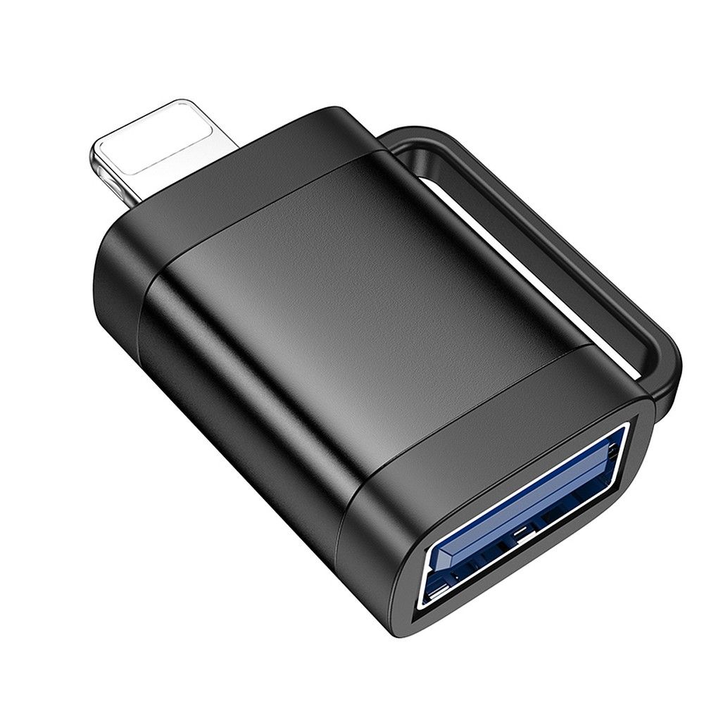 OTG adapter Lightning - USB-A HOCO UA31A, črn