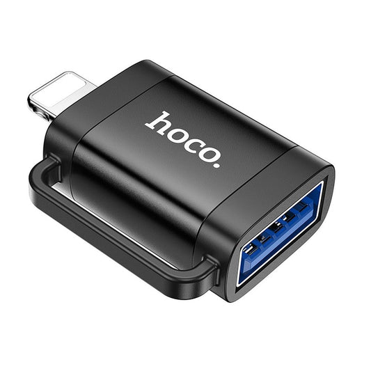 OTG adapter Lightning - USB-A HOCO UA31A, črn