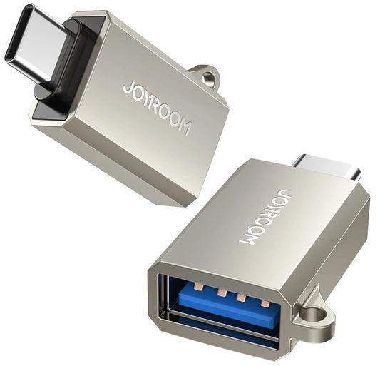 OTG adapter USB-C - USB-A Joyroom S-H151, Srebrn