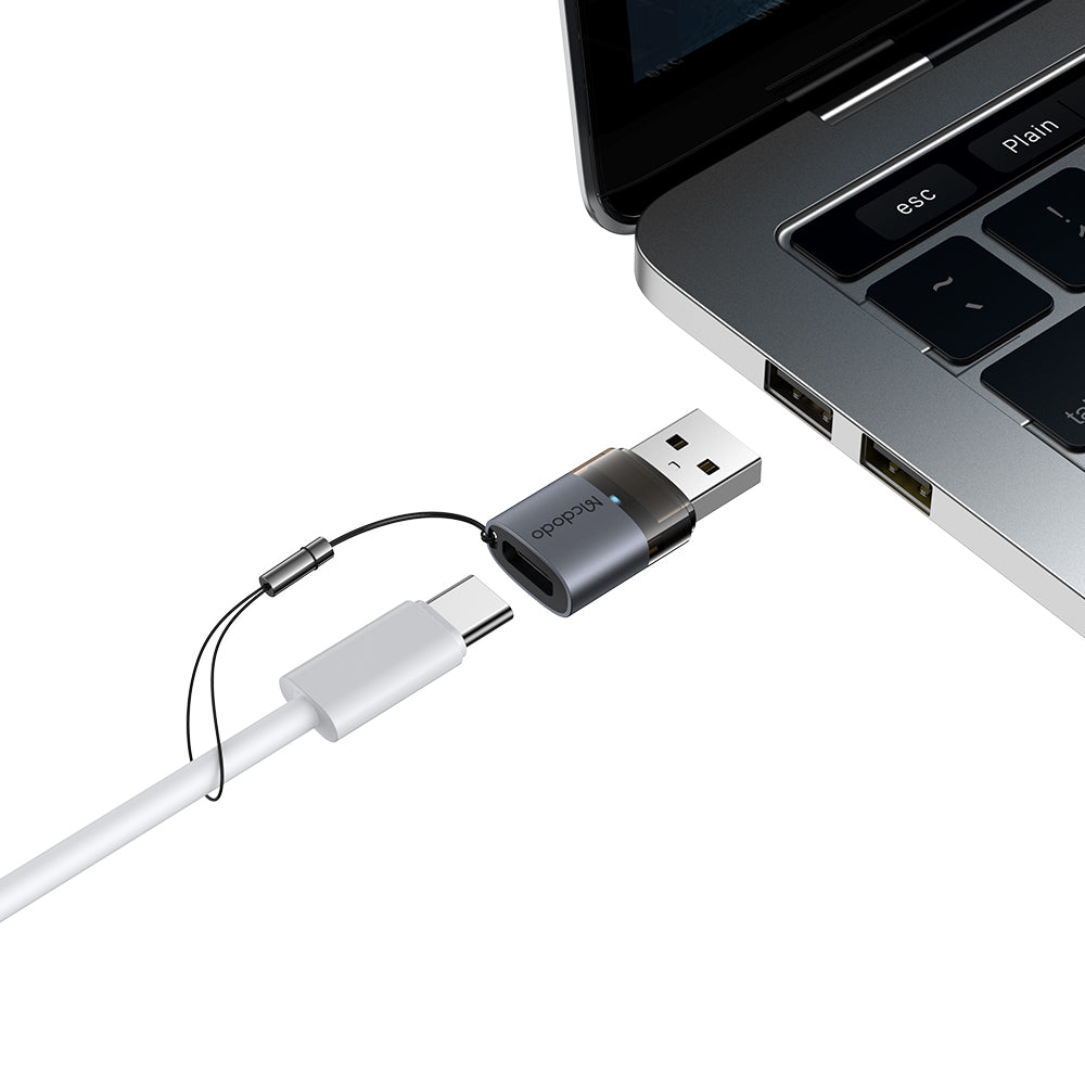 USB-C to USB-A Data and Charging Adapter McDodo OT-7580, Black