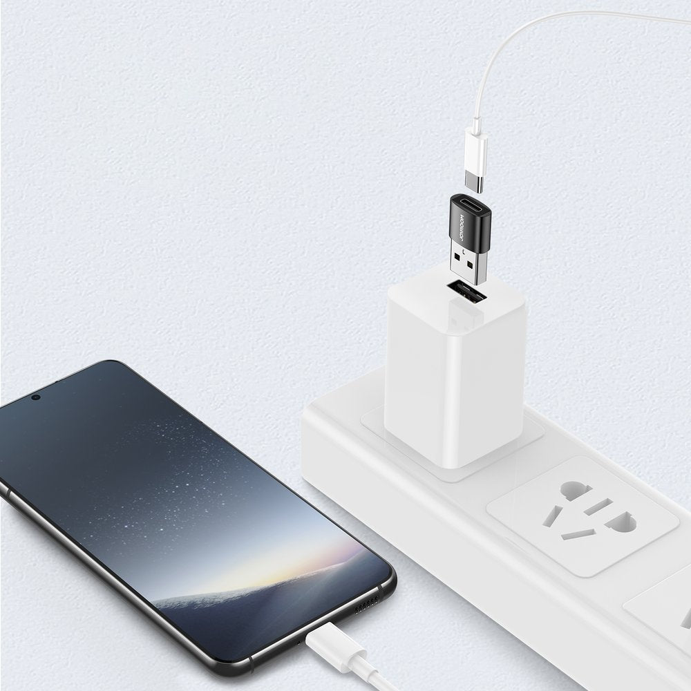 Adapter za podatke in polnjenje USB-C - USB-A Joyroom S-H152, Set 2 kosa, Črn