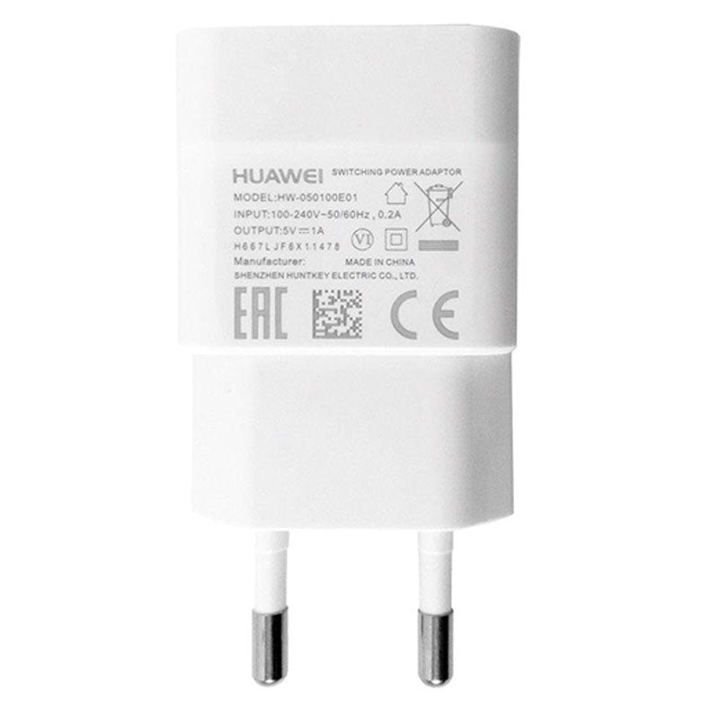 Omrežni polnilnik Huawei HW-050100E01, 5W, 1A, 1 x USB-A, bel 02221186
