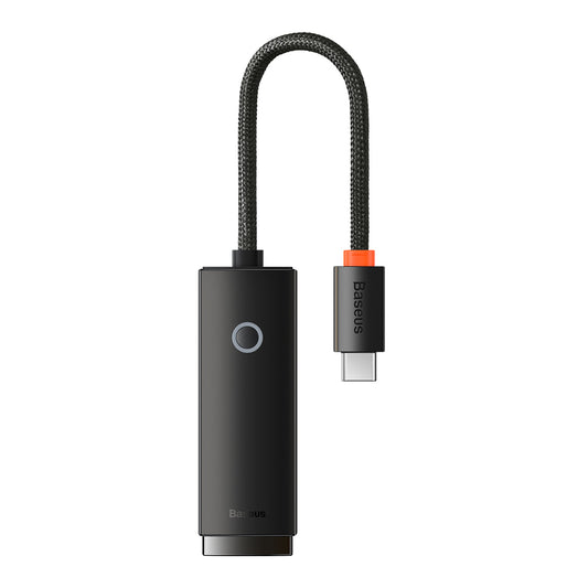Baseus Lite Network Card, USB-C - RJ45, Black WKQXX000301