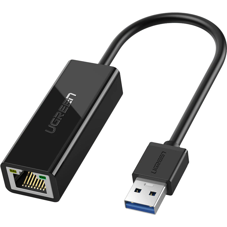 Mrežna kartica UGREEN CR111, RJ45, USB 3.0, Črna