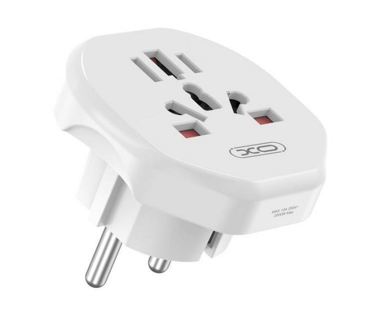 Omrežni adapter XO Design WL23 US / UK / AU / AU / FI / CN - Evropa, bela