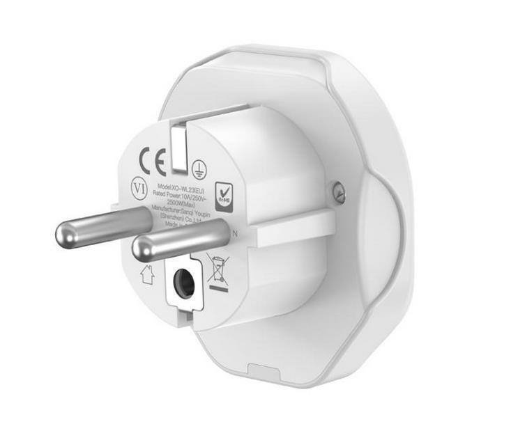 Omrežni adapter XO Design WL23 US / UK / AU / AU / FI / CN - Evropa, bela