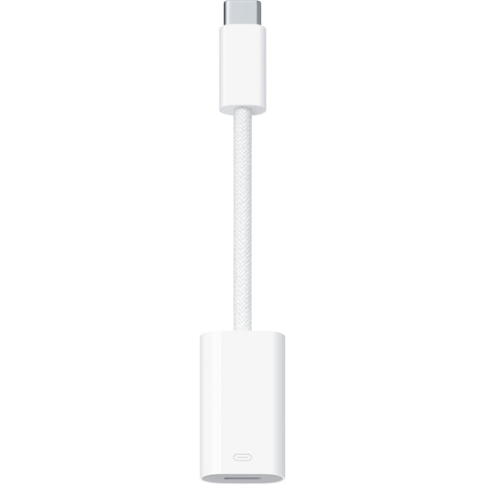 Apple A2868 Adapter za prenos podatkov in polnjenje USB-C - Lightning, bel MUQX3ZM/A