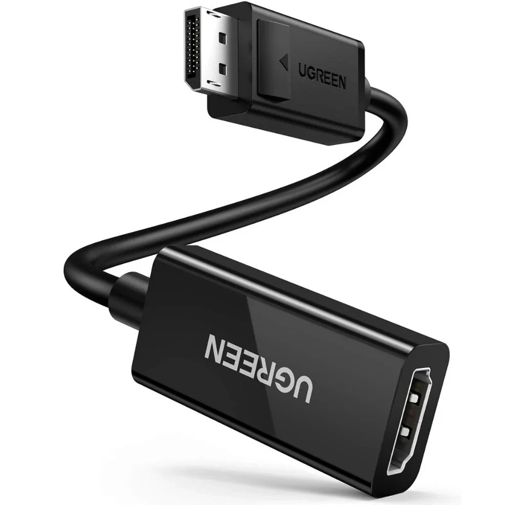 Video adapter UGREEN MM137, DisplayPort - HDMI, 4K, črn