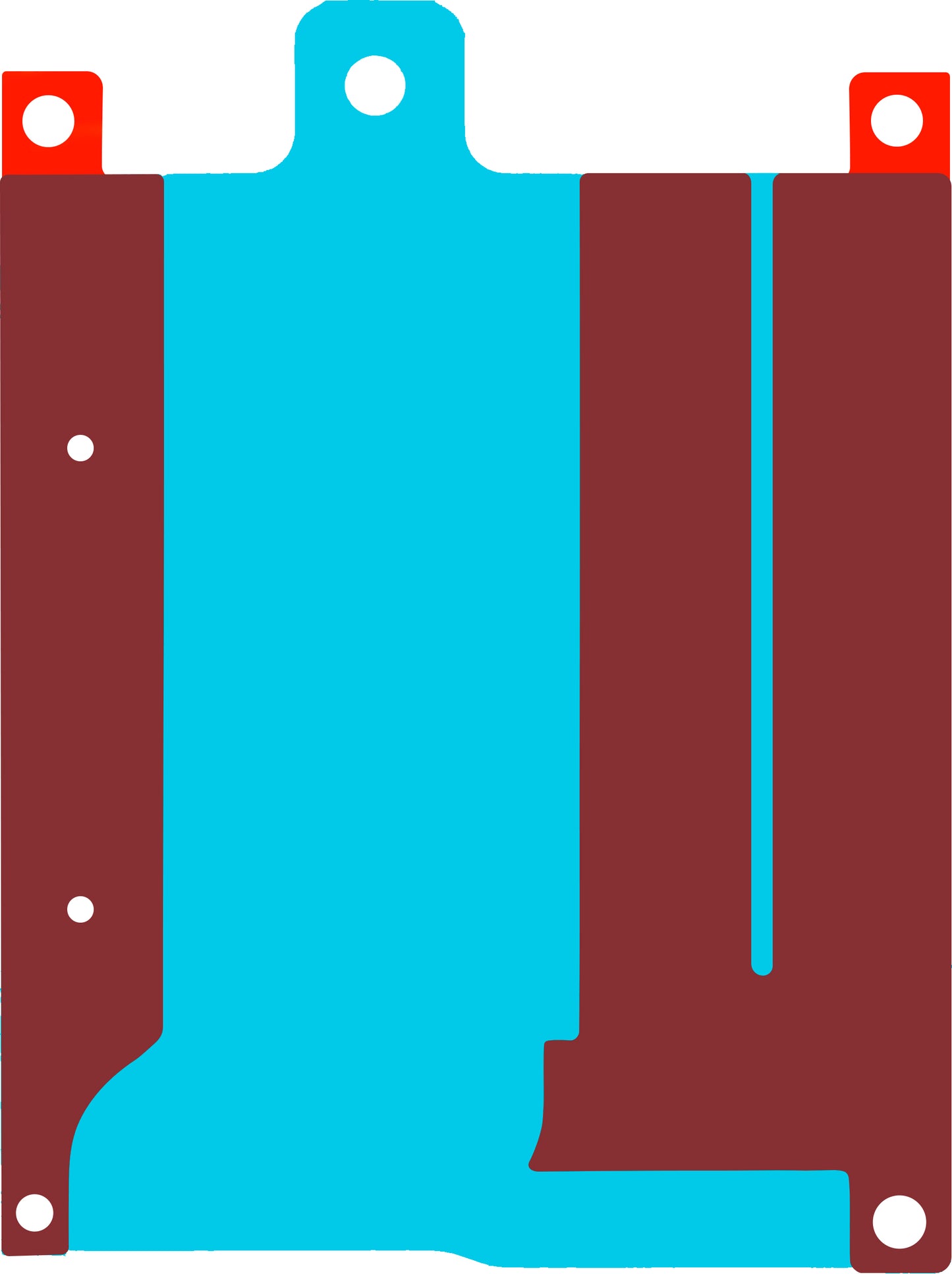 Lepilo za baterijo Honor Magic V5, Service Pack 5163AFPM