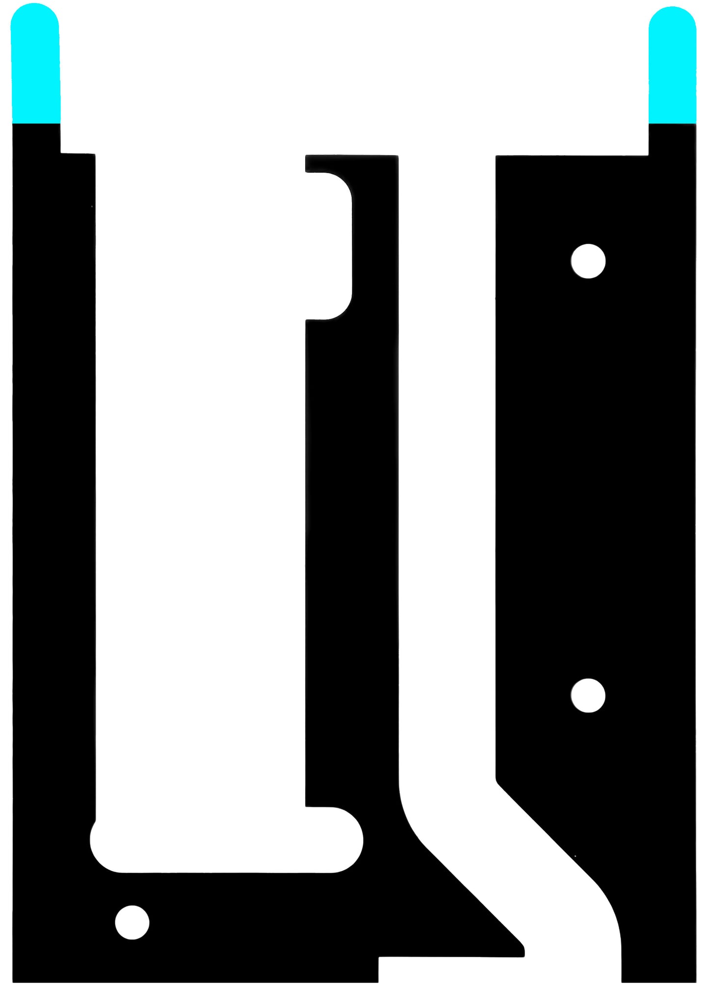 Lepilo za baterijo Motorola Moto G34, Service Pack S948E12223