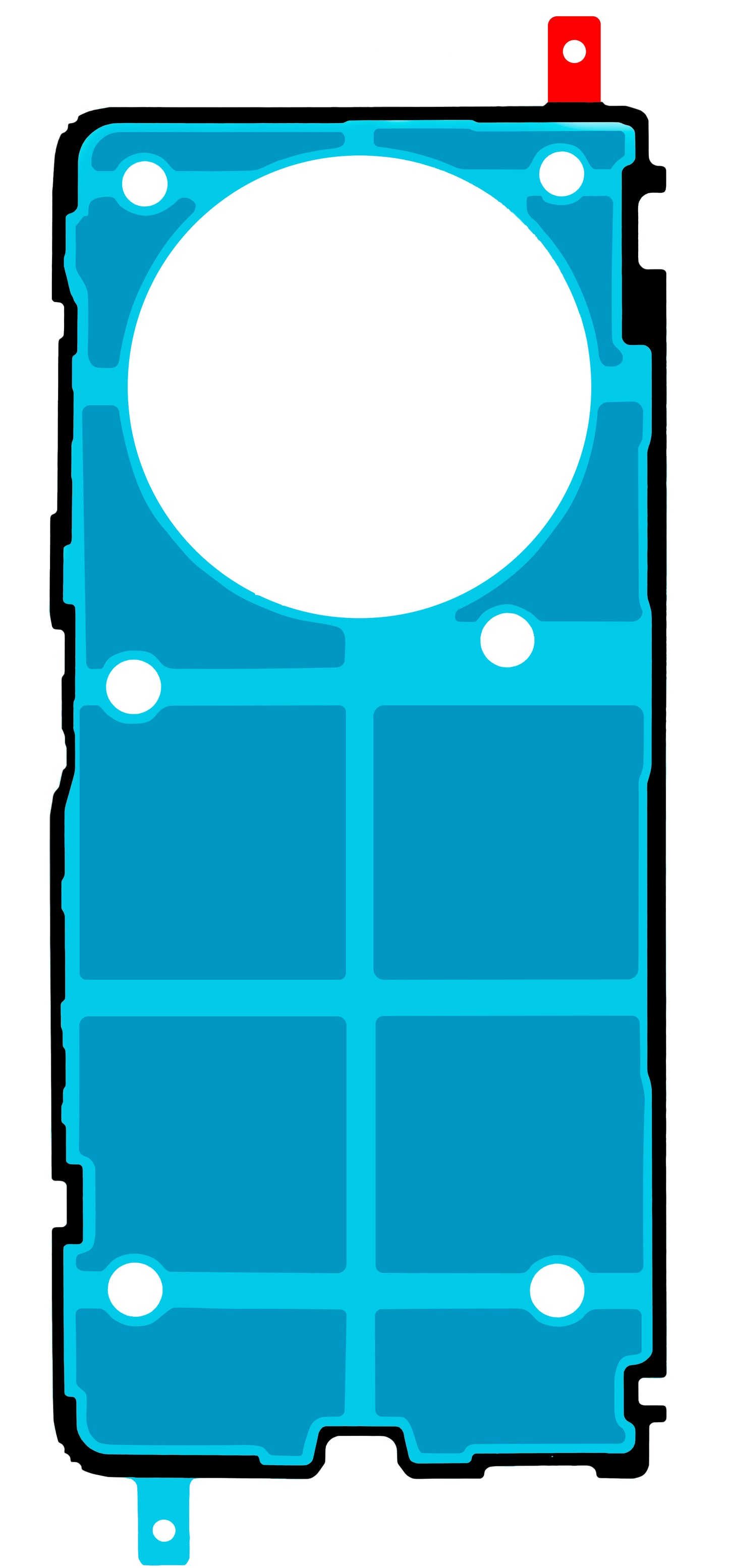 Lepilo za pokrov baterije Honor Magic V5, Service Pack 5163AFQH