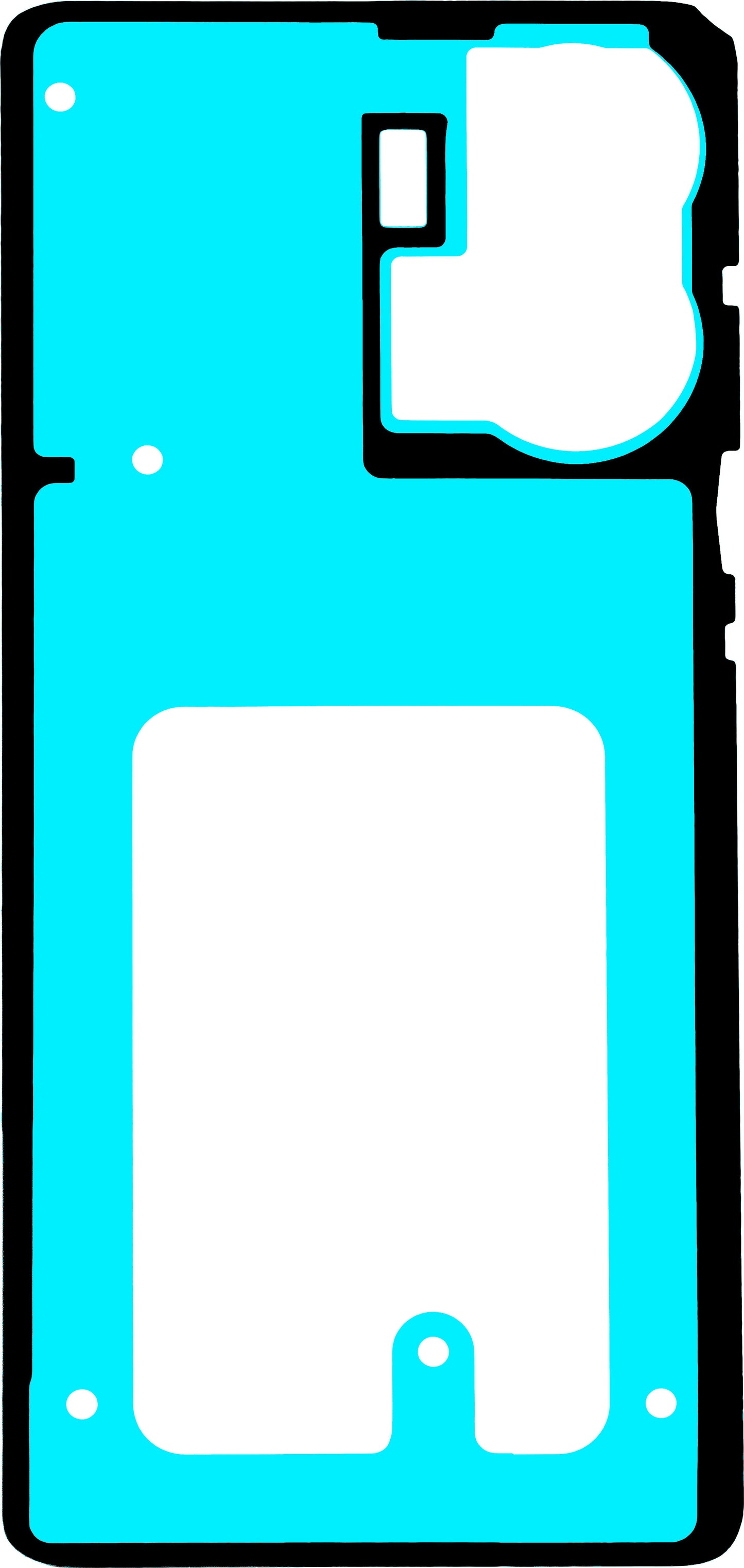 Lepilo za pokrov baterije Motorola Edge 50 Fusion, Service Pack 5948C24385