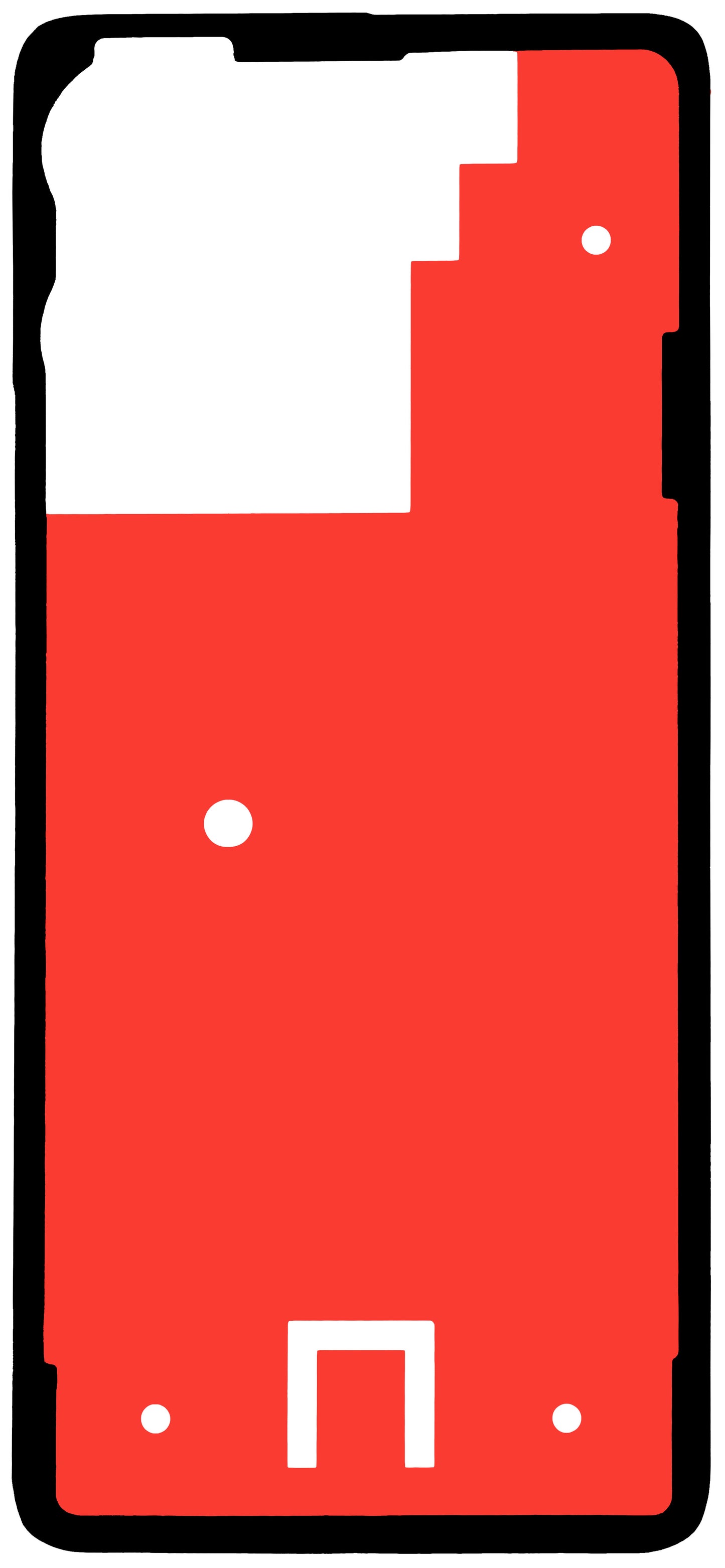 Lepilo za pokrov baterije Motorola Moto G86 Power, Service Pack 5948C30670