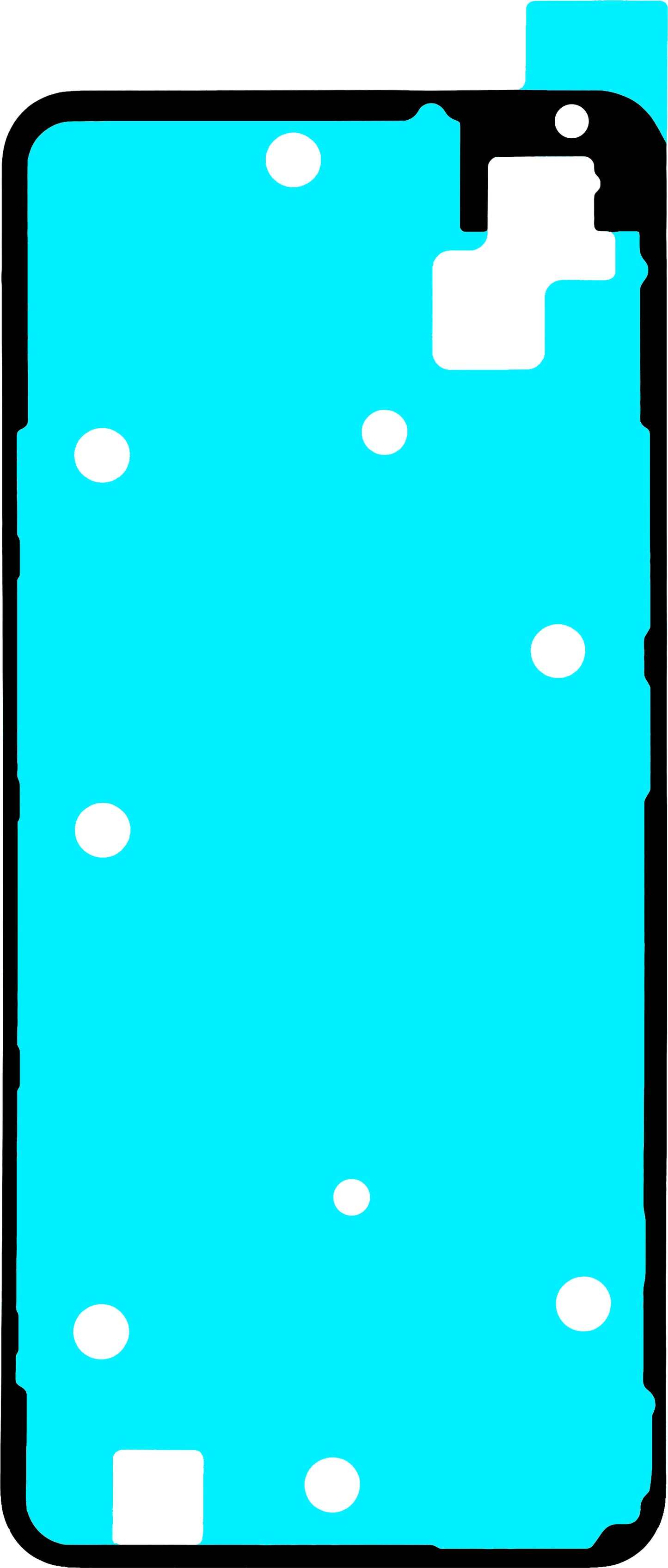 Lepilo za pokrov baterije Realme Note 70T, Service Pack 612717000818