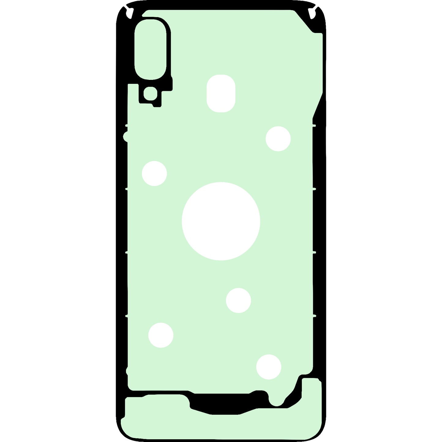 Lepilo za pokrov baterije Samsung Galaxy A40 A405, Service Pack GH02-17850A