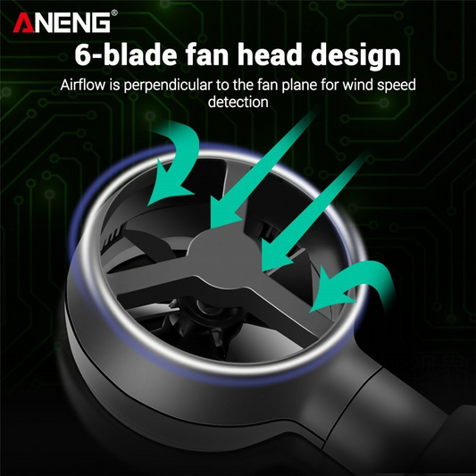 Digitalni anemometer ANENG GN301