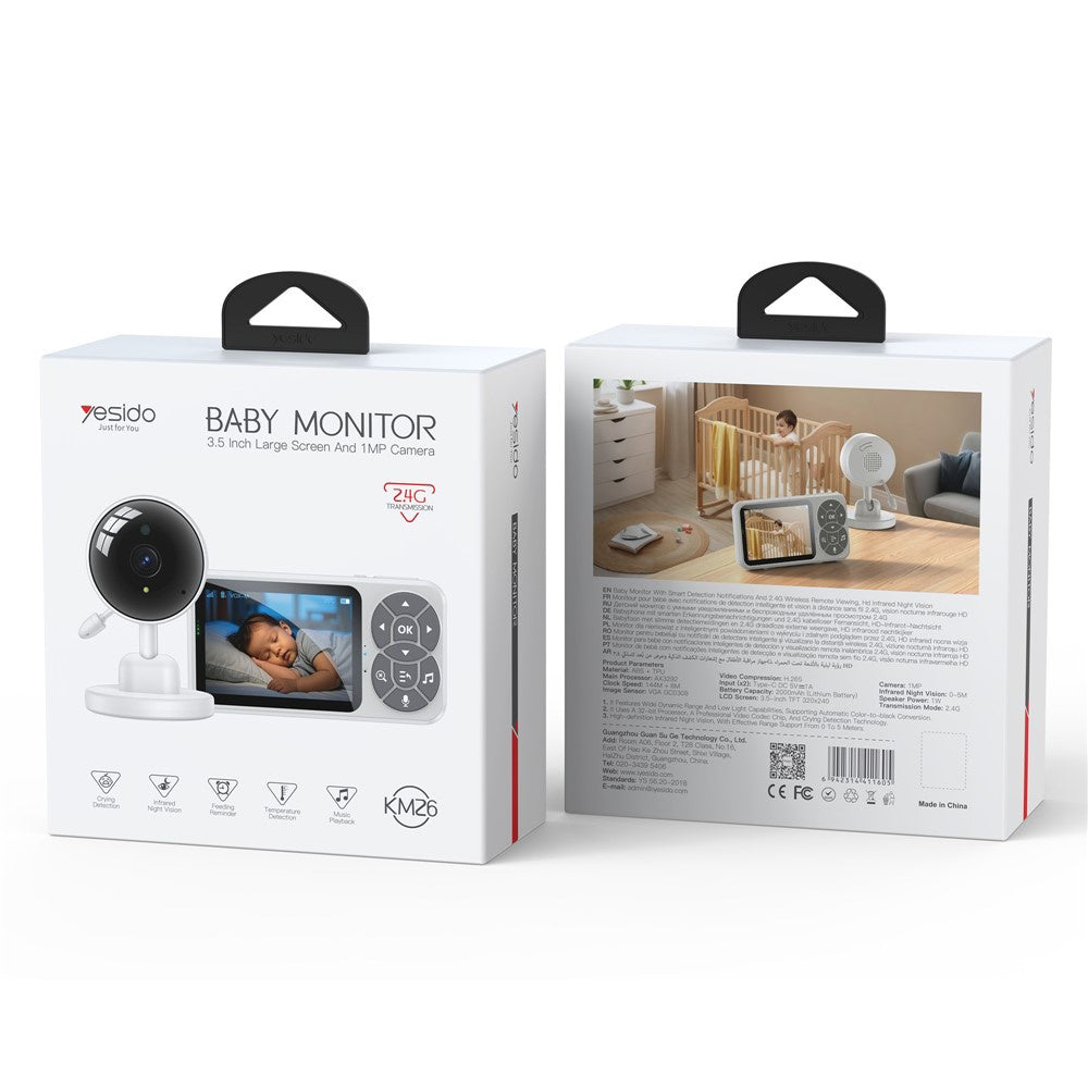 Baby Monitor Yesido KM26, Wi-Fi, Bel
