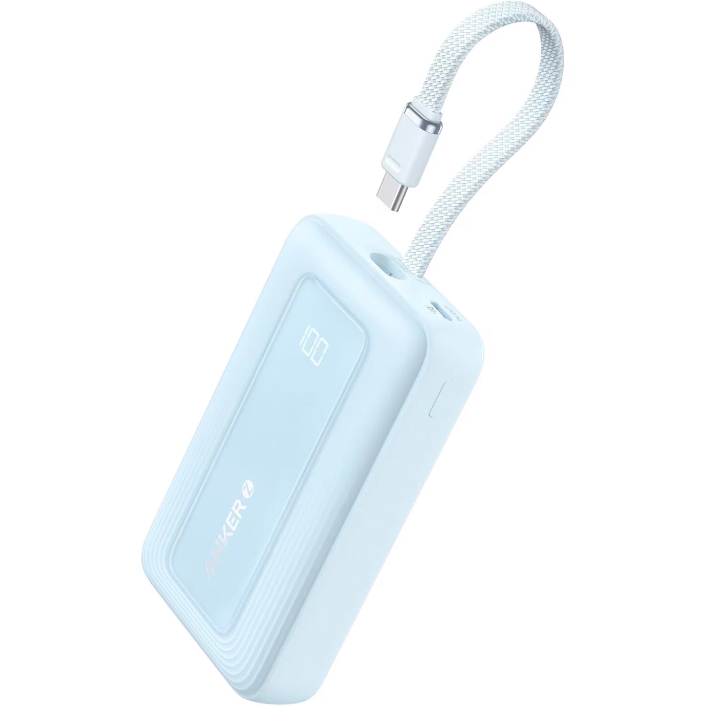 Zunanja baterija Anker Zolo, 10000mAh, 30W, QC + PD, 1 x USB-A - 2 x USB-C, modra A1688031