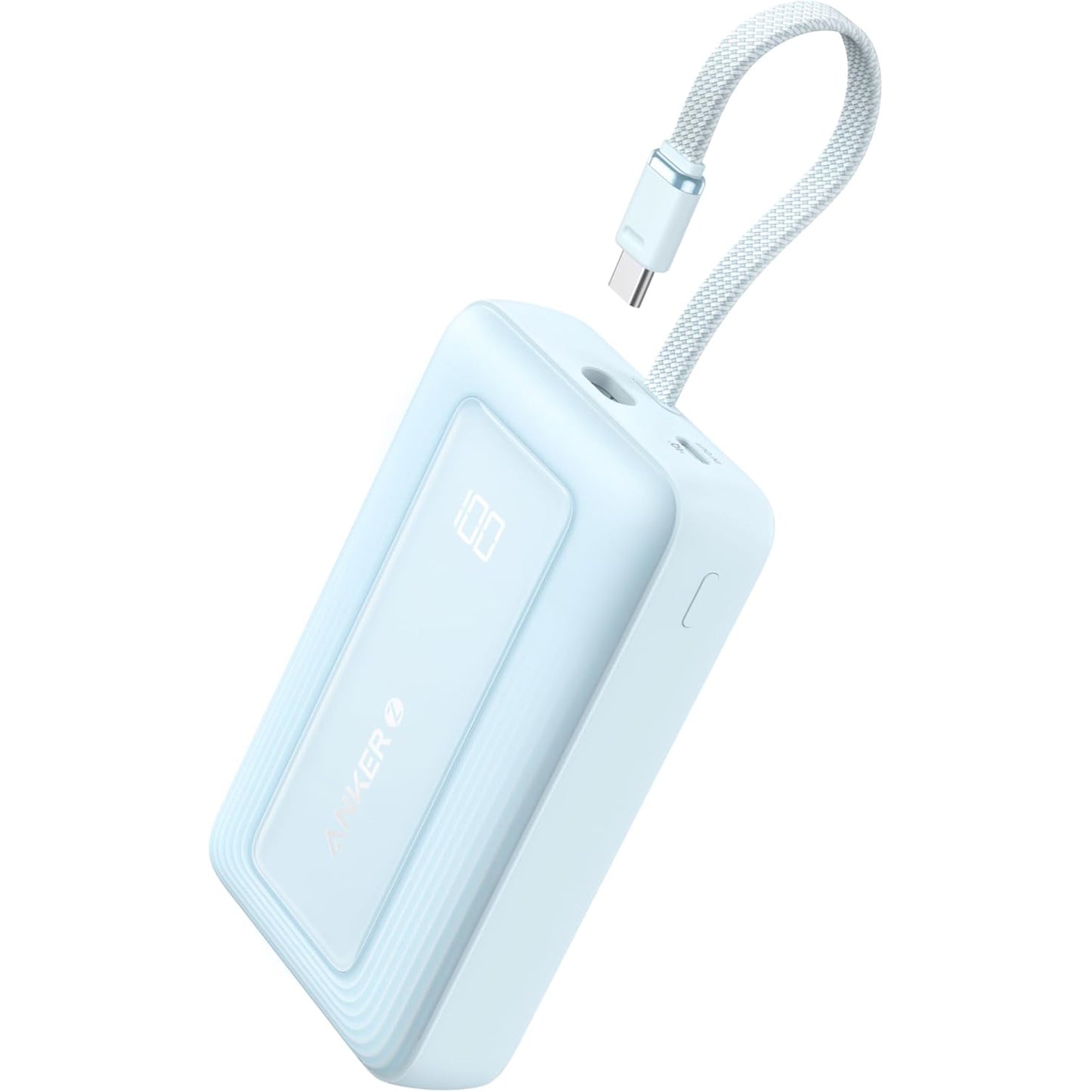 Zunanja baterija Anker Zolo, 20000mAh, 30W, QC + PD, 1 x USB-A - 2 x USB-C, Modra A1689031